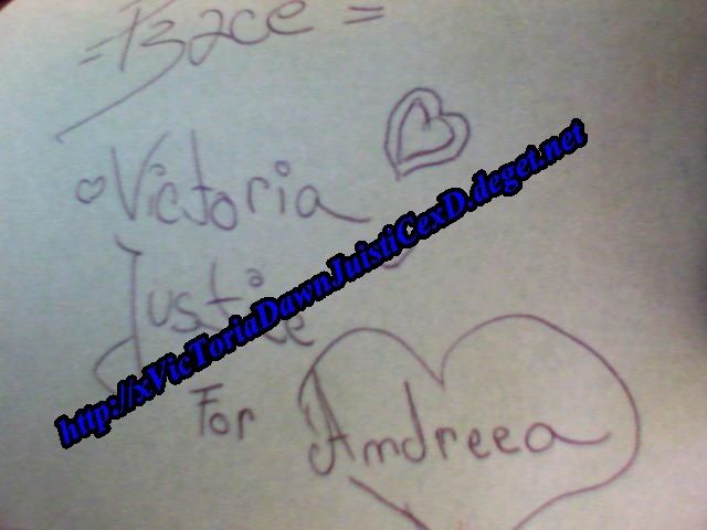 AUTOGRAPH FOR ANDREEA