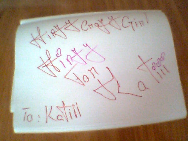 For  Katiii - autograph for Katiii