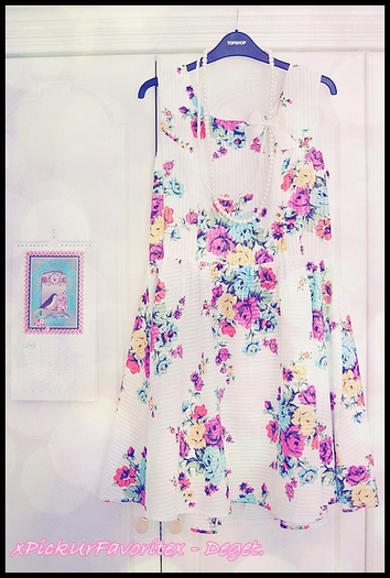 2nd dress - floral dress.
