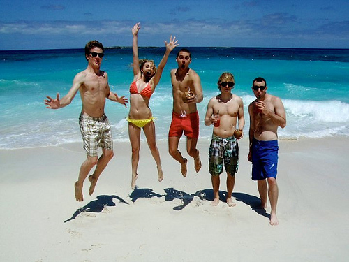 me and my Band in the Bahamas