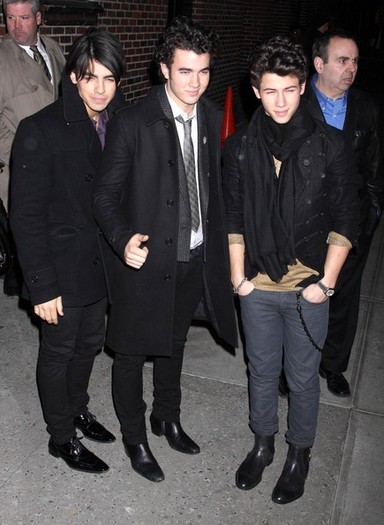 The Jonas Brothers At The 'Late Show With David Letterman' (7)