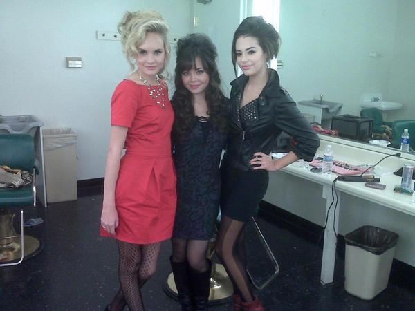 Me Chloe and Meaghan - At Remember December video shoot