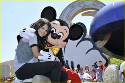 With Mickey Mouse xD