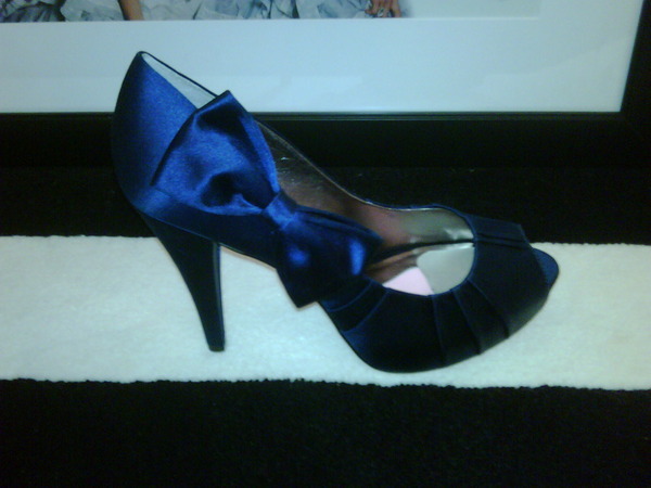The Navy Blue Heel with Big Bow is Spectacular! Can't wait to wear these - proofs