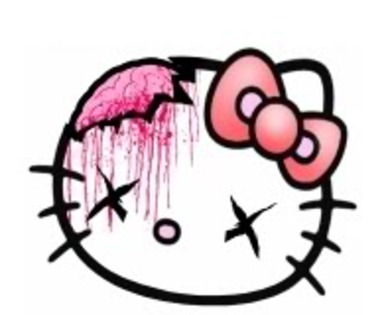 bye bye hello kitty; her name is HELLO kitty i think it should be good bye kitty...>:)
