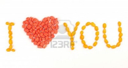 11307904-inscription-i-love-you-arranged-with-dragees-of-peanuts