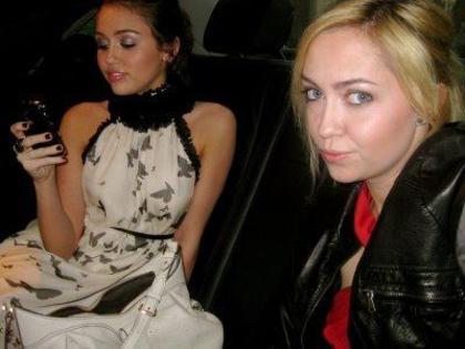 3 - me and my sister miley