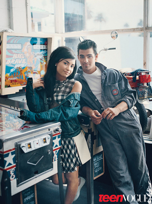d - With Joe Jonas for Teen Vogue
