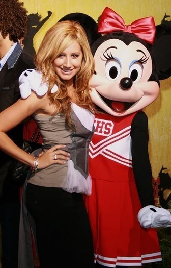 With Mickey Mouse