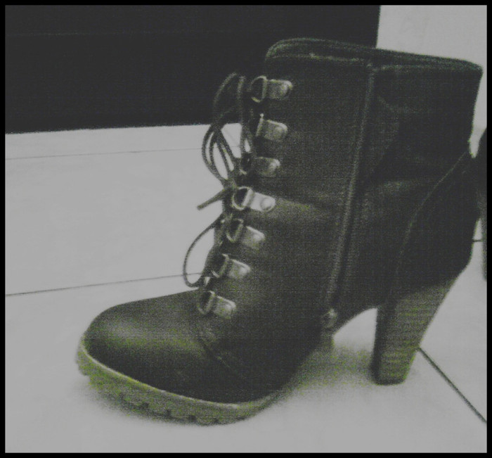 Haha_ These are my new boots .