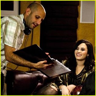 demi-lovato-jasmine-vl-psa - Demi Lovato - Behind the Scenes in the Recording Studio