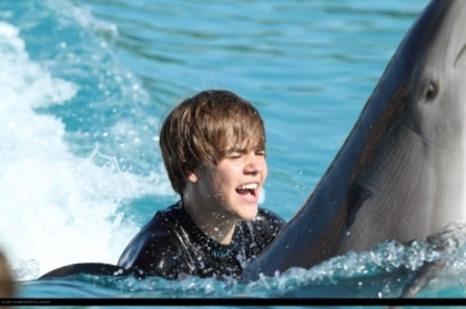 16179008_QCGSIAGSA - Justin Bieber in water with dolphin