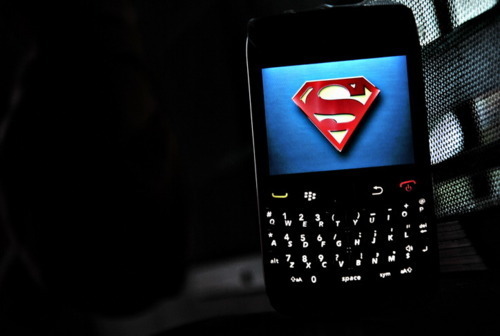 Superman blackberry