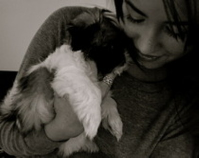 me & bella - my puppy Bella