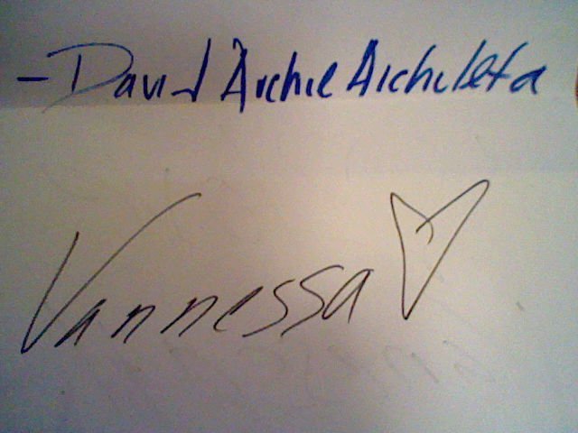 me autograph