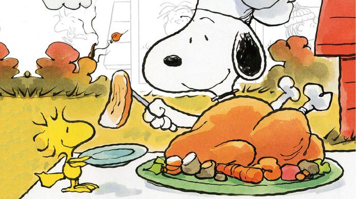a-charlie-brown-thanksgiving-poster - Peanuts Gang