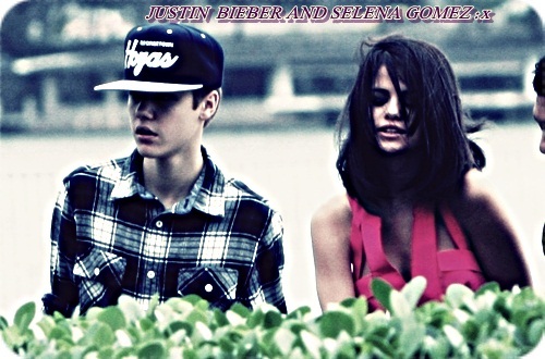 Justin Bieber and Selena Gomez - x - JB - Photoscape - x