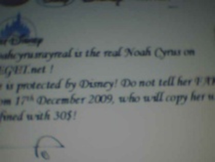 her proof - the real noah cyrus