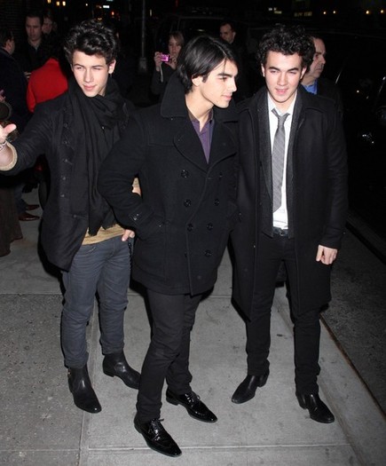 The Jonas Brothers At The 'Late Show With David Letterman'