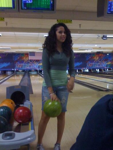 at bowling