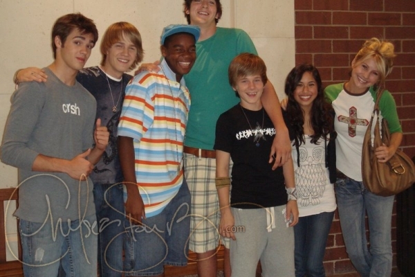 Steven R. McQueen, Jason Dolley, Dexter Darden, Nicholas Braun, Luke Benward, Kara Crane and me