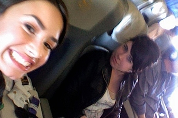 3 - In the airplane with Marissa
