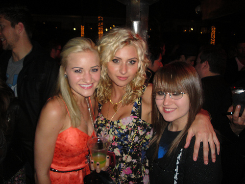 me and aj and aly - 0 0 Nylon Young Hollywood Party