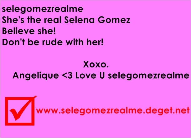 The Real Selena Gomez