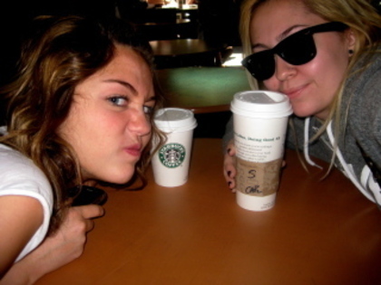 coffe - Me and Miley on coffee