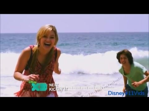 Disney XD\'s _Kickin\' It_ summer bumper with Leo Howard and Olivia Holt 075