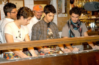 Jonas Brothers Out at C'era Una Volta in Pesaro, Italy (4)