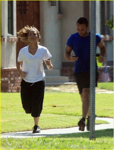 run - Out with my Personal Trainer in Toluca Lake 2010