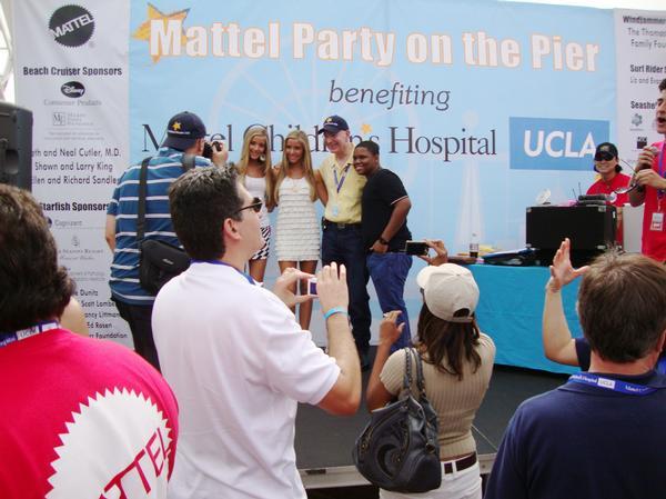 At the Mattel Children\'s Hospital Party on the Pier 1