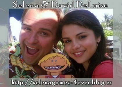 Selena Gomez and David DeLuise