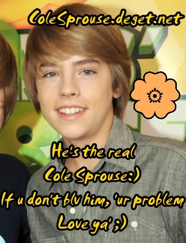 Cole - the real cole sprouse