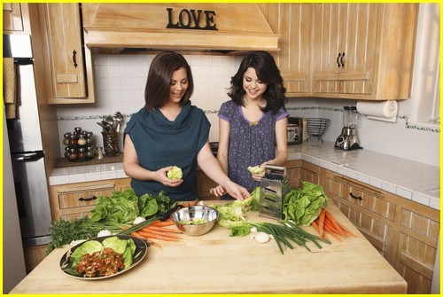 me and mom - in the kitchen