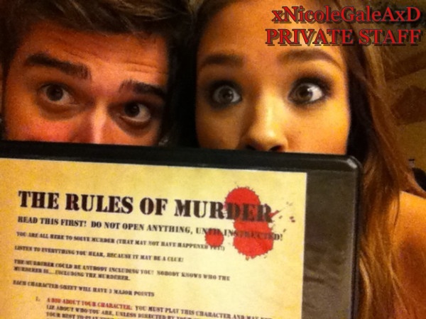 Murder Mystery Date Night ;D #IDidntDolt - x - ThankYou - x - xo