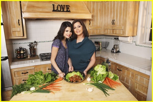 me and mom - in the kitchen