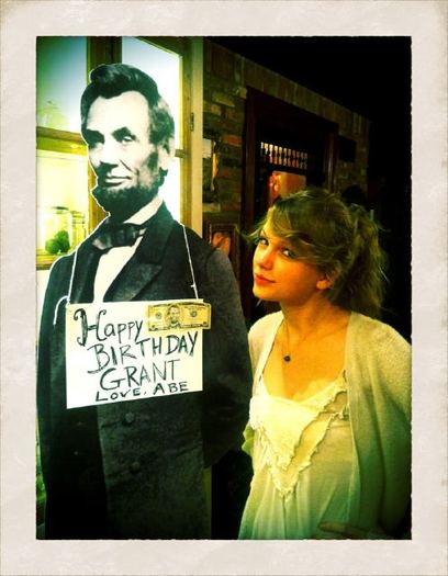 Happy B-day Grant ! Love . Abe .