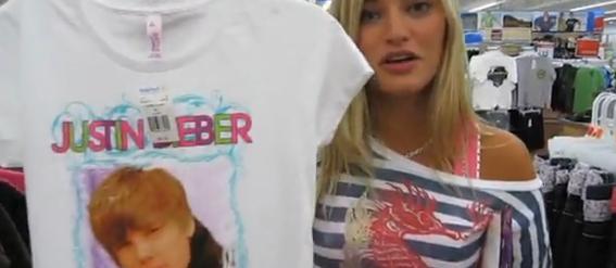 1 - T-shirts with Justin Bieber