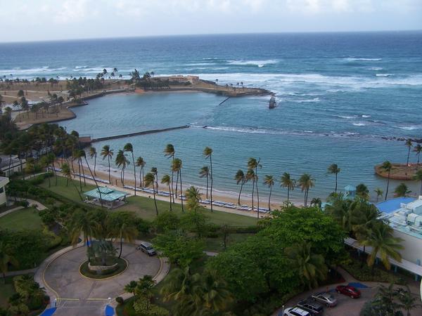 View from our hotel room. - Puerto Rico