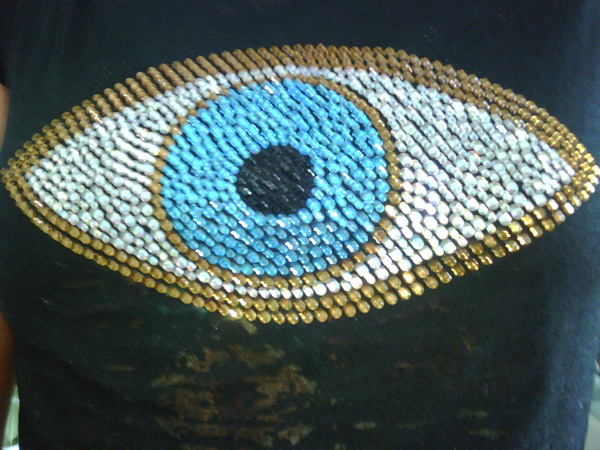 Wearing the Evil Eye to ward off evil