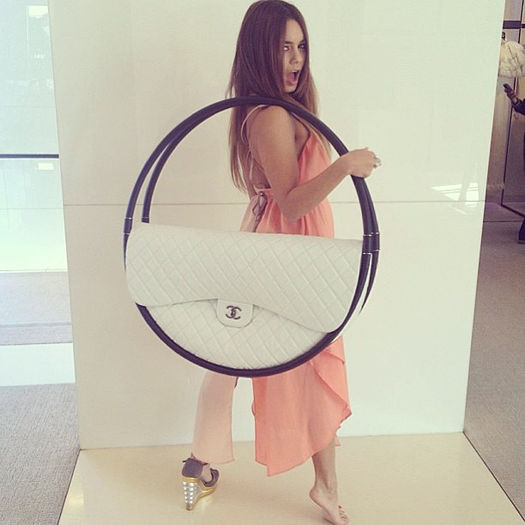 Just cray cray. #oneshoe #Chanel last week with Natalie Saidi #style #fashion