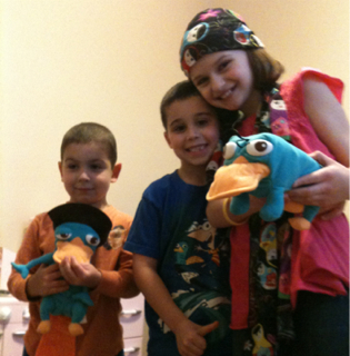 Having Fun With My cousins Perry and Platypus