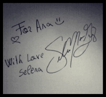 autograph for ana