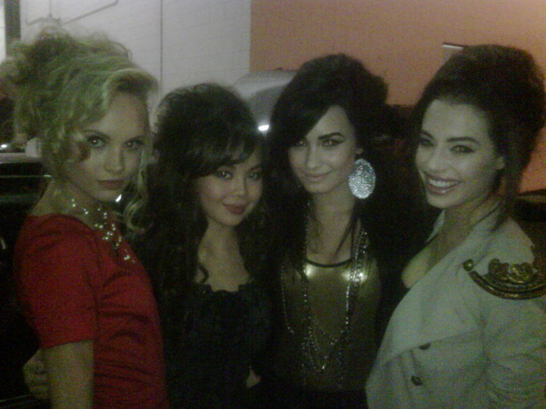 Me , Demi , Ana , Meaghan . - Me and Meaghan