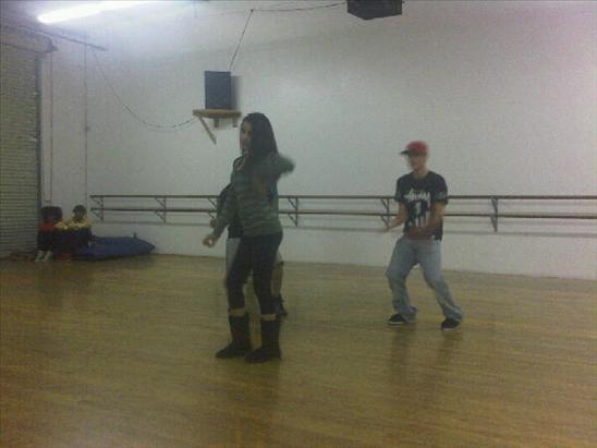 At rehearstal