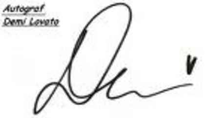 Autographs Demi Lovato - Autographs