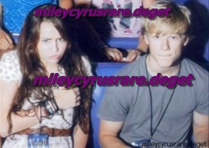 me and lucas - a very rare pic with miley and lucas till