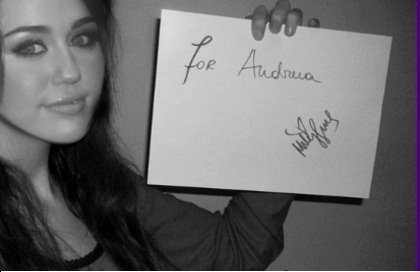 Autograph for  Andreea